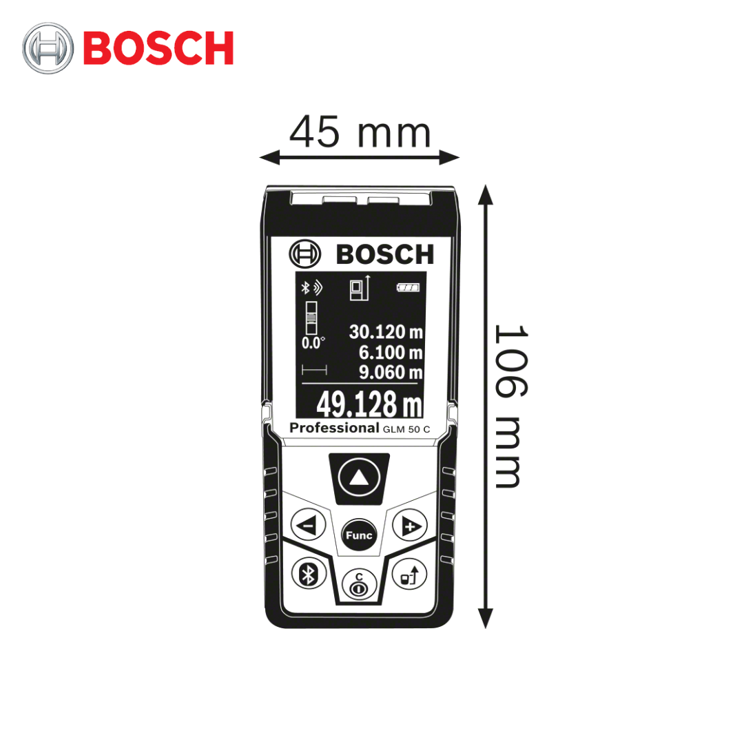 Bosch 50 c. Чехол для Bosch GLM 500.