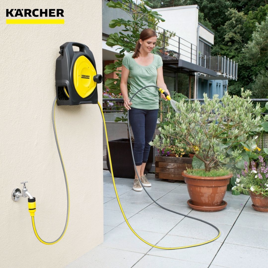 CR3.110-10M-5/16in Balcony Karcher Garden Hose Compact Reel With Hose  2.645-210.0