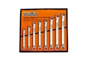 6020060041-MR MARK-MK-TOL-10108M Mr.Mark 8pcs 8-24mm 45degree 1101M Double Ring Wrench Set