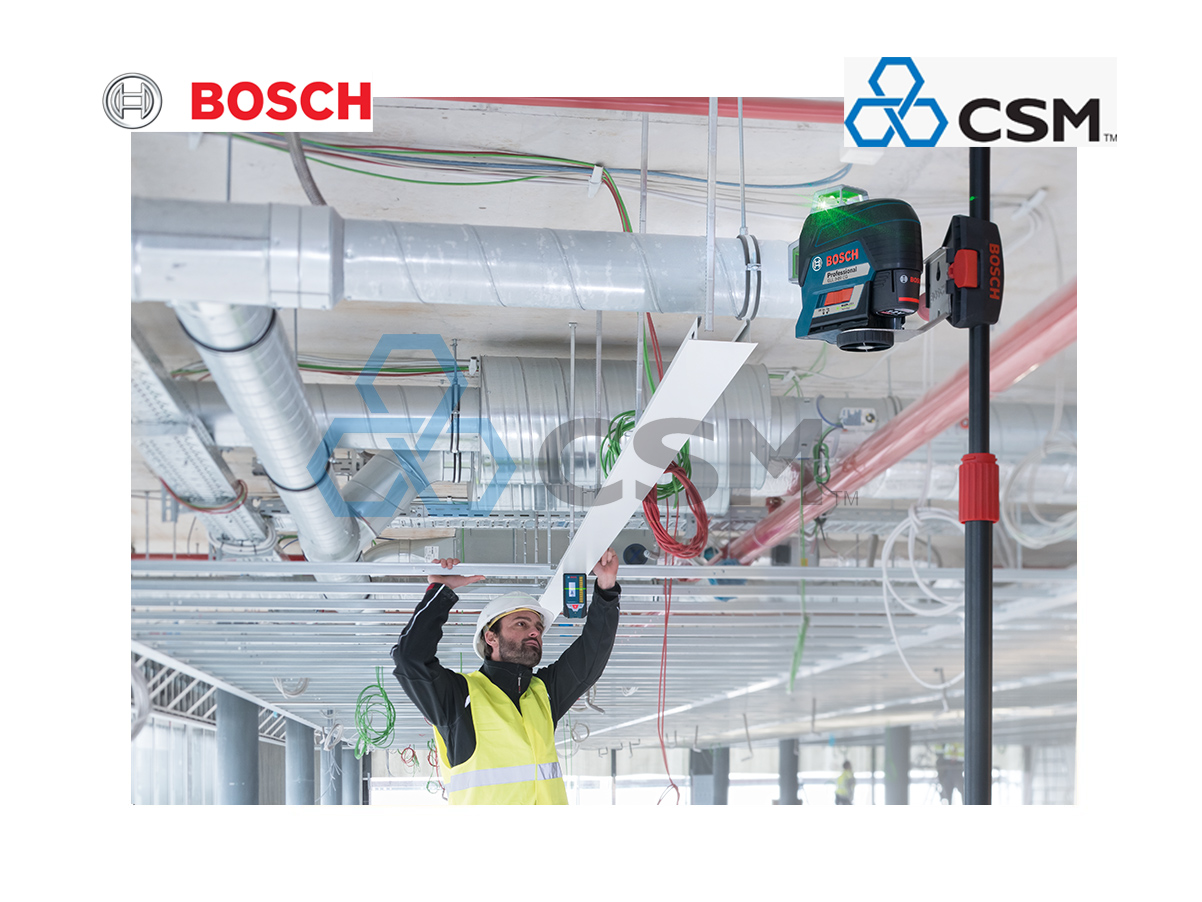 Bosch Professional 12V System Laser Level GLL 3-80 CG 12 Lines Laser Green  Projection Meter
