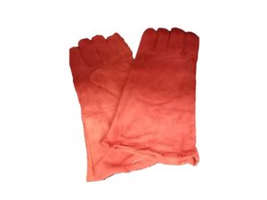 6030040052-CSM-1pr 13in Red R5251 Full Leather Glove M21