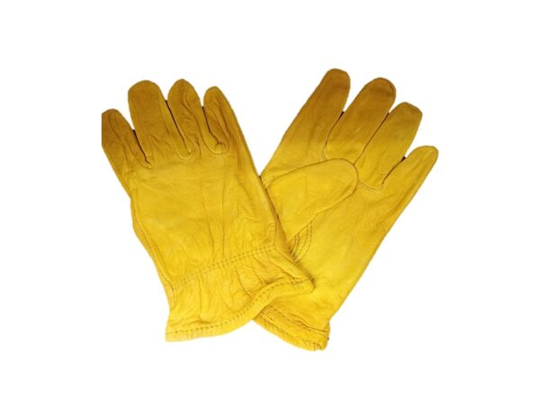 6030040059-CSM-1pr N7550-10in Beigie Golden Cowgrain CSM Leather Glove M21