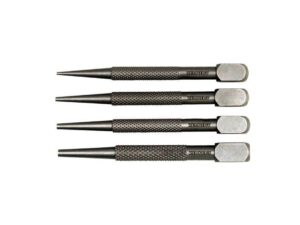 8020150015-KENNEDY-KEN5182300K 4P 1.6-2.4-3.2-4mm Square Head Nail Punches Set||||||
