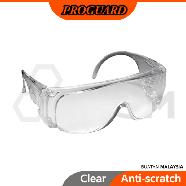 6030020065-PROGUARD-VS2000C-Clear-Frame-Visitor-Proguard-Safety-Goggles