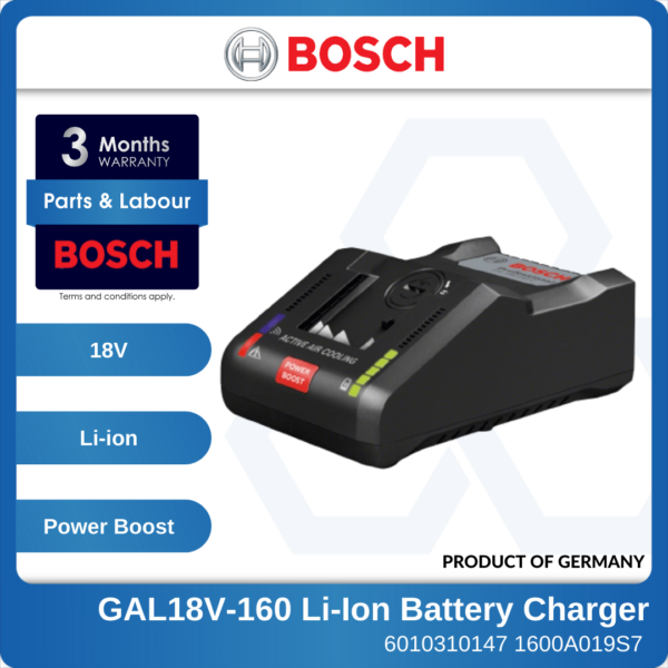 6010310147 - BOSCH GAL18V-160 Li-Ion Battery Charger 1600A019S7 (1)
