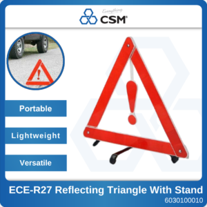 6030100010 ECE-R27 Reflecting Triangle With Stand (1)