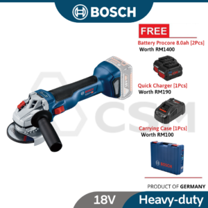 6010010188-GWS18V-10 Bosch Brushless Cordless Angle Grinder cw 2×8.0AH, GAL1880 06019J40L1