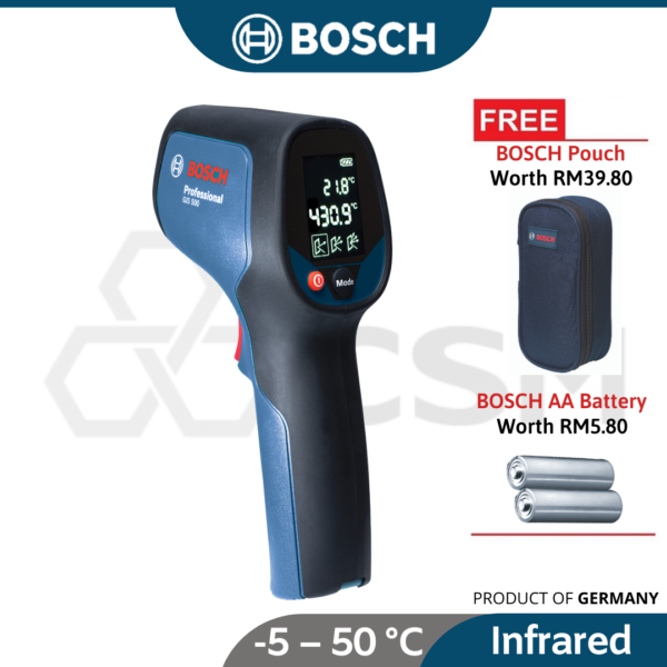 GIS500 -30-500⁰C Bosch Infrared Temperature Heat Detector 0601083480