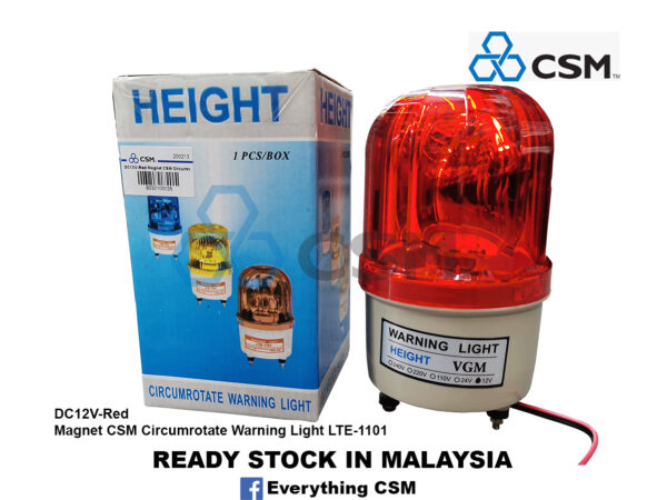 DC12V-Green Magnet CSM Circumrotate Warning Light LTE-1101 - Everything CSM