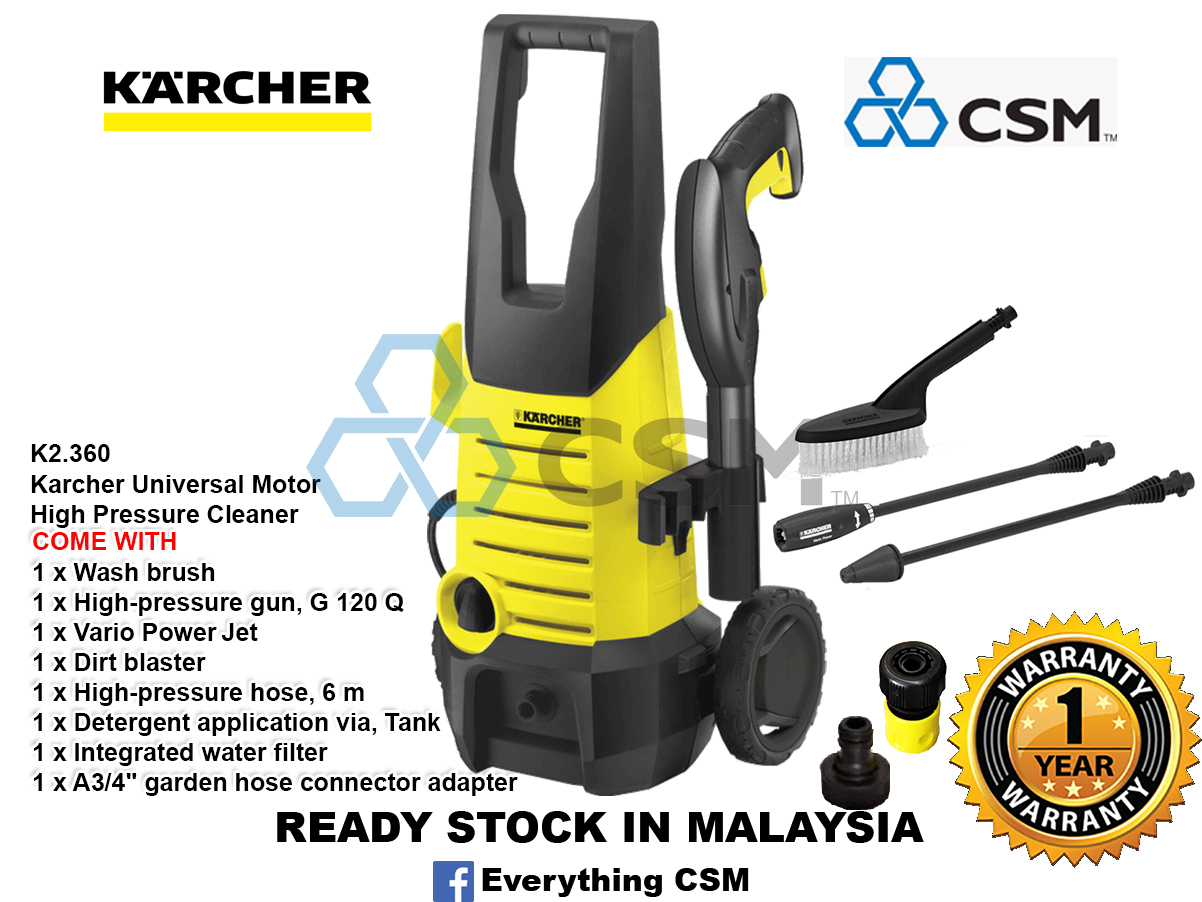 Karcher K2.360 High Pressure Cleaner, Shop Today. Get it Tomorrow!
