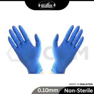 MARK-50pr Size-L Mr.Mark Blue Nitrile Hand Glove