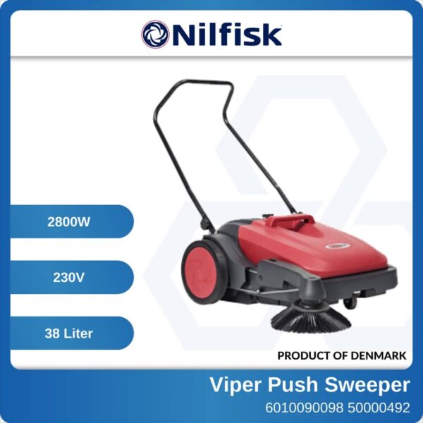 6010090094-PS480-EU Nilfisk Viper Push Sweeper 2800W 230V 50000492