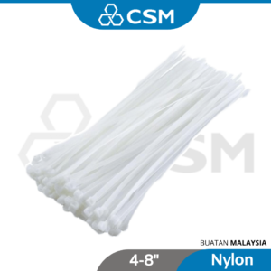 612016012505-CSM 100p PP White Cable Tie [4-8''] (1)