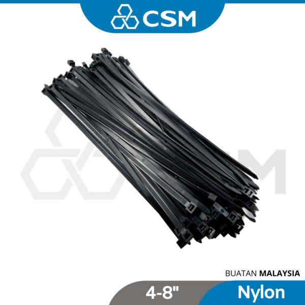 612016013905-CSM 100p PP Black CSM Cable Tie [4-8''] (1)