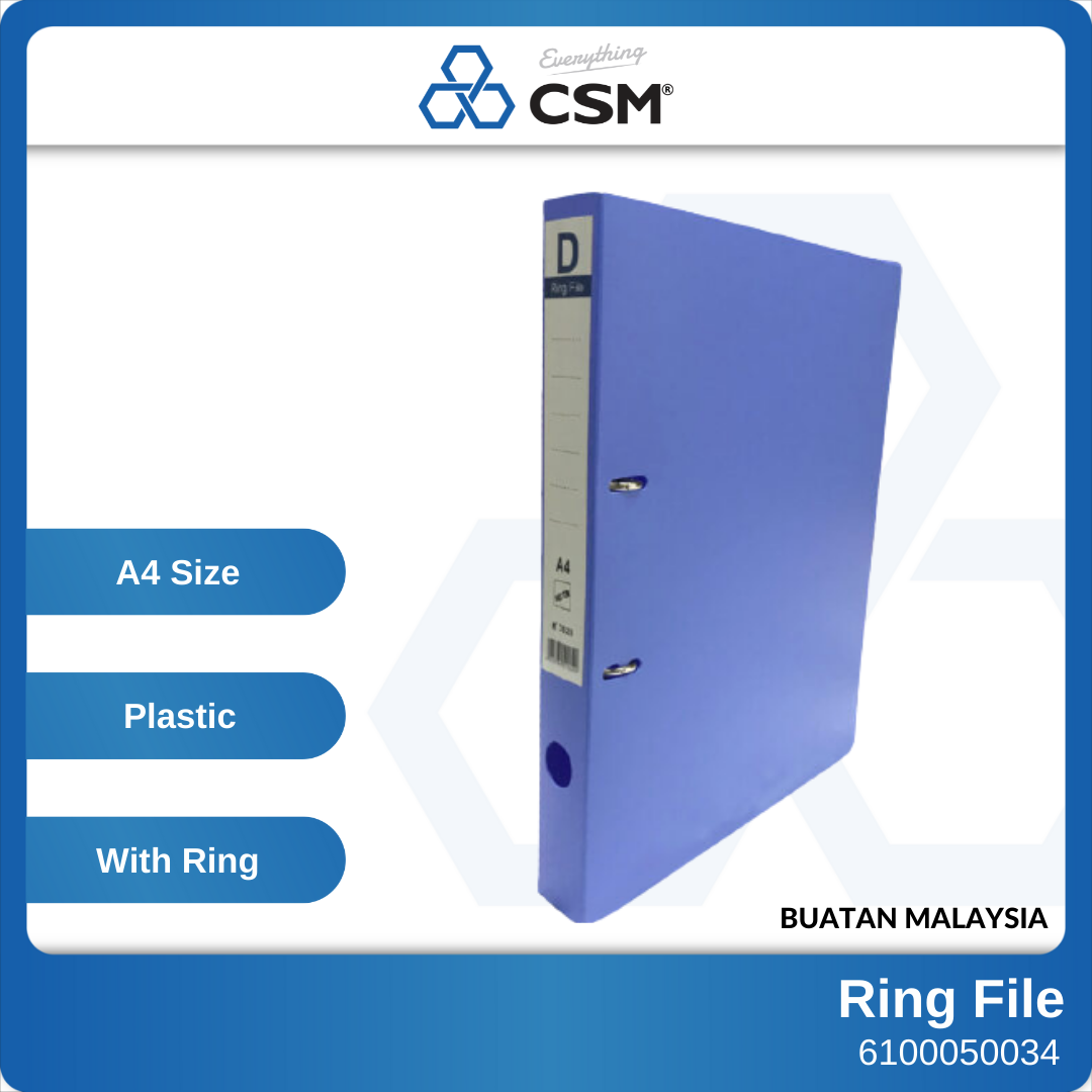 CBE 25MM PP 2D RING FILE A4 SIZE (2D623) | Vision Media Supplies