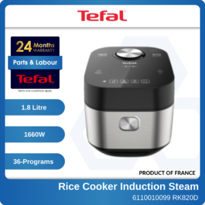 6110010099 TEFAL RK820D 1.8L Rice Cooker Induction SteamSpherical Pot