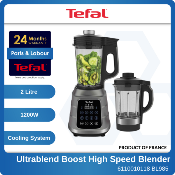 6110010118-TEFAL BL985 Ultrablend Boost High Speed Blender