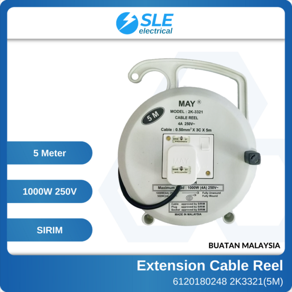 6120180248 - SLE 1Gx5Mx0.50X3C May Cable Reel 2K3321 5M (1)
