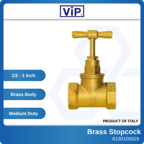 6130100029 - Medium Duty Brass Stopcock (1)