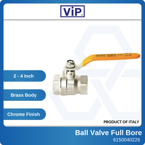 6150040226 - VIP343 Italy Brass Ball Valve Full Bore (1)