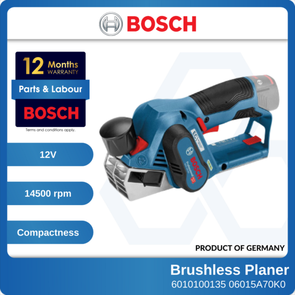 6010100135-BOSCH-Solo GHO12V-20 Bosch Brushless Planer 0-2.0mm 06015A70K0 (1)