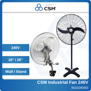 6010240007 26 CSM Industrial Stand Fan 240V (1)