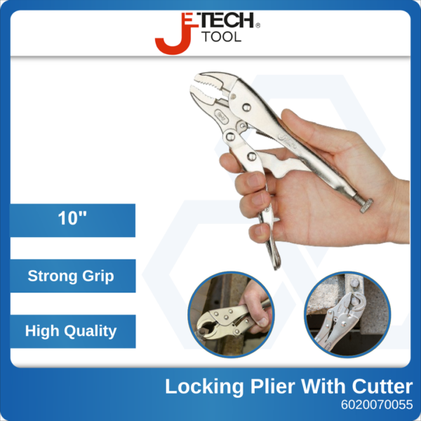 6020070055 LGP-10 Curved Jaw Jetech Locking Plier With Cutter (1)