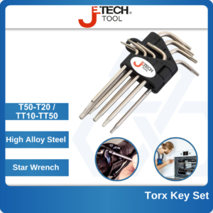 6020080115 6020080116 SWS-8 Torx Jetech NPlated Star Wrench Key Set (1)