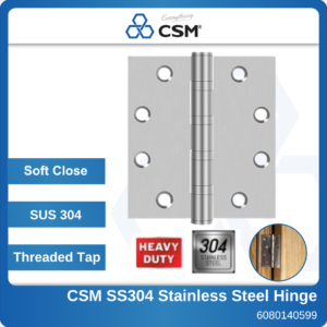 6080140599 CDH4430-SS 4x3x3.0mm 4BB CSM SS304 Stainless Steel Hinge (1)