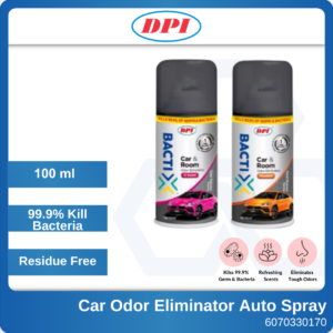 6070330169 100ml Bacti-X Car Odor Eliminator Auto Spray Meadow 6BOX (1)