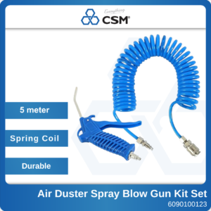 6090100123 Star Air Duster Spray Blow Gun Kit with 5M PU Coil Hose (1)