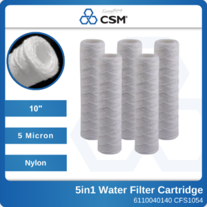 6110040140 CFS1054-5in1 5micron 10 Nylon Water Filter Cartridge (1)